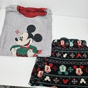 Disney Mickey mouse christmas Pjs xl